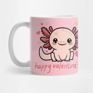 Axolotl Valentine - Happy Valentine's Day Mug